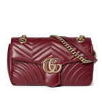 Gucci GG Marmont Small Shoulder Bag 443497 Mauve